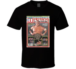 Wrestling Magazine Cover December 1986 Fan T Shirt Wrestling Magazine Cover December 1986 Fan T Shirt