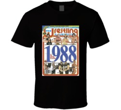 Wrestling Magazine Cover March 1989 Fan T Shirt Wrestling Magazine Cover March 1989 Fan T Shirt