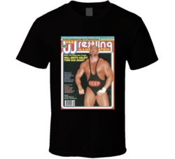 Wrestling Magazine Cover November 1987 Fan T Shirt Wrestling Magazine Cover November 1987 Fan T Shirt