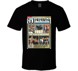 Wrestling Magazine Cover March 1988 Fan T Shirt Wrestling Magazine Cover March 1988 Fan T Shirt