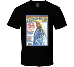 Wrestling Magazine Cover October 1987 Fan T Shirt Wrestling Magazine Cover October 1987 Fan T Shirt