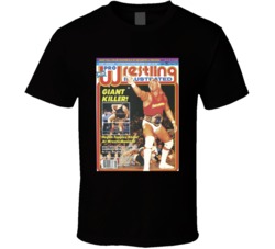 Wrestling Magazine Cover August 1987 Fan T Shirt Wrestling Magazine Cover August 1987 Fan T Shirt