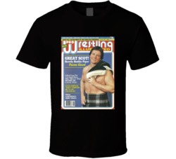 Wrestling Magazine Cover January 1987 Fan T Shirt Wrestling Magazine Cover January 1987 Fan T Shirt