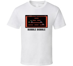 Bubble Bobble Video Game Classic Retro Fan T Shirt Bubble Bobble Video Game Classic Retro Fan T Shirt