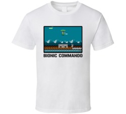 Bionic Commando Video Game Classic Retro Fan T Shirt Bionic Commando Video Game Classic Retro Fan T Shirt