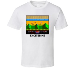 Excitebike Video Game Classic Retro Fan T Shirt Excitebike Video Game Classic Retro Fan T Shirt