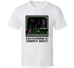 Castlevania Ii Simon's Quest Video Game Classic Retro Fan T Shirt Castlevania Ii Simon's Quest Video Game Classic Retro Fan T Shirt