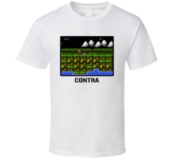 Contra Video Game Classic Retro Fan T Shirt Contra Video Game Classic Retro Fan T Shirt