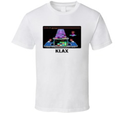Klax Video Game Classic Retro Fan T Shirt Klax Video Game Classic Retro Fan T Shirt