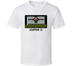 Super C Video Game Classic Retro Fan T Shirt Super C Video Game Classic Retro Fan T Shirt