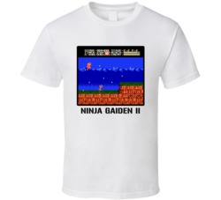 Ninja Gaiden Ii Video Game Classic Retro Fan T Shirt Ninja Gaiden Ii Video Game Classic Retro Fan T Shirt
