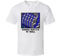 Snake Rattle N Roll Video Game Classic Retro Fan T Shirt
