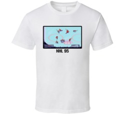 Nhl 95 Video Game Classic Retro Fan T Shirt