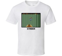 Strider Video Game Classic Retro Fan T Shirt