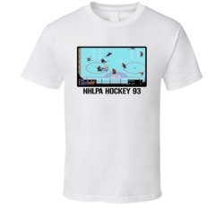 Nhlpa Hockey 93 Video Game Classic Retro Fan T Shirt