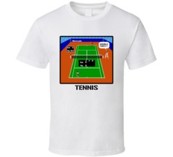 Tennis Video Game Classic Retro Fan T Shirt