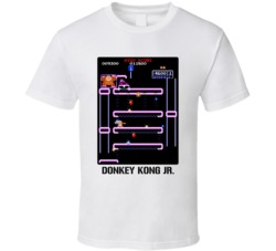 Donkey Kong Jr Video Game Classic Retro Fan T Shirt