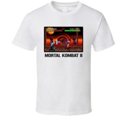 Mortal Kombat Ii Video Game Classic Retro Fan T Shirt