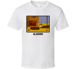 Aladdin Video Game Classic Retro Fan T Shirt
