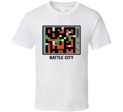 Battle City Video Game Classic Retro Fan T Shirt