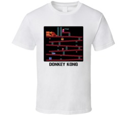 Donkey Kong Video Game Classic Retro Fan T Shirt