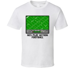 Nes Play Action Football Video Game Classic Retro Fan T Shirt