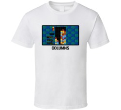 Columns Video Game Classic Retro Fan T Shirt