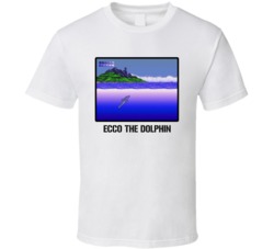 Ecco The Dolphin Video Game Classic Retro Fan T Shirt