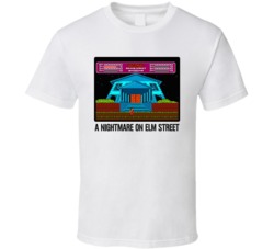 A Nightmare On Elm Street Video Game Classic Retro Fan T Shirt
