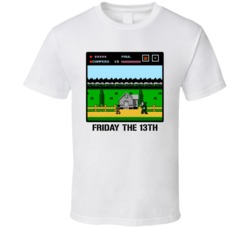 Friday The 13th Video Game Classic Retro Fan T Shirt Friday The 13th Video Game Classic Retro Fan T Shirt