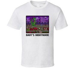 Bart's Nightmare Video Game Classic Retro Fan T Shirt Bart's Nightmare Video Game Classic Retro Fan T Shirt