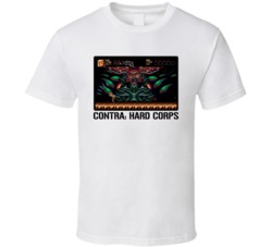 Contra Hard Corps Video Game Classic Retro Fan T Shirt Contra Hard Corps Video Game Classic Retro Fan T Shirt