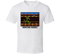 Gunstar Heroes Video Game Classic Retro Fan T Shirt Gunstar Heroes Video Game Classic Retro Fan T Shirt