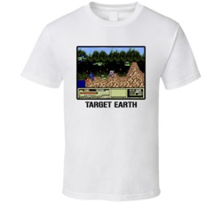 Target Earth Video Game Classic Retro Fan T Shirt Target Earth Video Game Classic Retro Fan T Shirt
