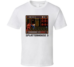Splatterhouse 3 Video Game Classic Retro Fan T Shirt Splatterhouse 3 Video Game Classic Retro Fan T Shirt
