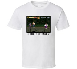 Streets Of Rage 2 Video Game Classic Retro Fan T Shirt Streets Of Rage 2 Video Game Classic Retro Fan T Shirt