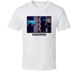 Shadowrun Video Game Classic Retro Fan T Shirt Shadowrun Video Game Classic Retro Fan T Shirt