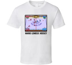 Mario Lemieux Hockey Video Game Classic Retro Fan T Shirt Mario Lemieux Hockey Video Game Classic Retro Fan T Shirt