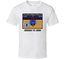 Michael Jordan Vs Larry Bird Video Game Classic Retro Fan T Shirt Michael Jordan Vs Larry Bird Video Game Classic Retro Fan T Shirt