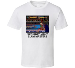 Saturday Night Slam Masters Video Game Classic Retro Fan T Shirt Saturday Night Slam Masters Video Game Classic Retro Fan T Shirt