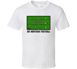 Joe Montana Football Video Game Classic Retro Fan T Shirt Joe Montana Football Video Game Classic Retro Fan T Shirt