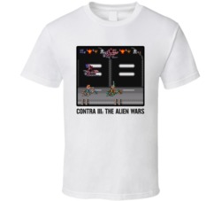 Contra Iii Alien Wars Video Game Classic Retro Fan T Shirt Contra Iii Alien Wars Video Game Classic Retro Fan T Shirt