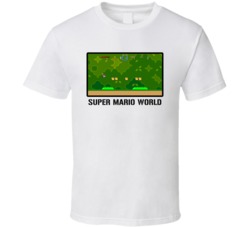 Super Mario World Video Game Classic Retro Fan T Shirt Super Mario World Video Game Classic Retro Fan T Shirt