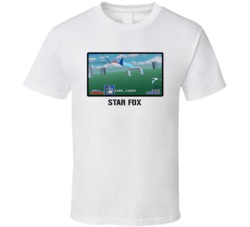Star Fox Video Game Classic Retro Fan T Shirt Star Fox Video Game Classic Retro Fan T Shirt