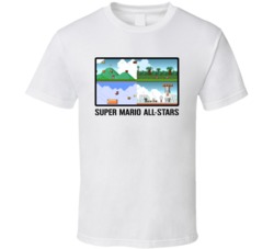 Super Mario All Stars Video Game Classic Retro Fan T Shirt Super Mario All Stars Video Game Classic Retro Fan T Shirt