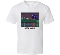 Mega Man X Video Game Classic Retro Fan T Shirt Mega Man X Video Game Classic Retro Fan T Shirt