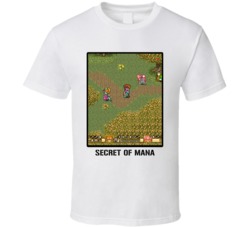 Secret Of Mana Video Game Classic Retro Fan T Shirt Secret Of Mana Video Game Classic Retro Fan T Shirt
