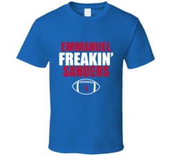 Emmanuel Freakin Sanders Football Sports Star Fan T Shirt Emmanuel Freakin Sanders Football Sports Star Fan T Shirt