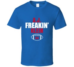 Aj Freakin Klein Football Sports Star Fan T Shirt Aj Freakin Klein Football Sports Star Fan T Shirt