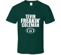 Tevin Freakin Coleman Football Sports Star Fan T Shirt Tevin Freakin Coleman Football Sports Star Fan T Shirt